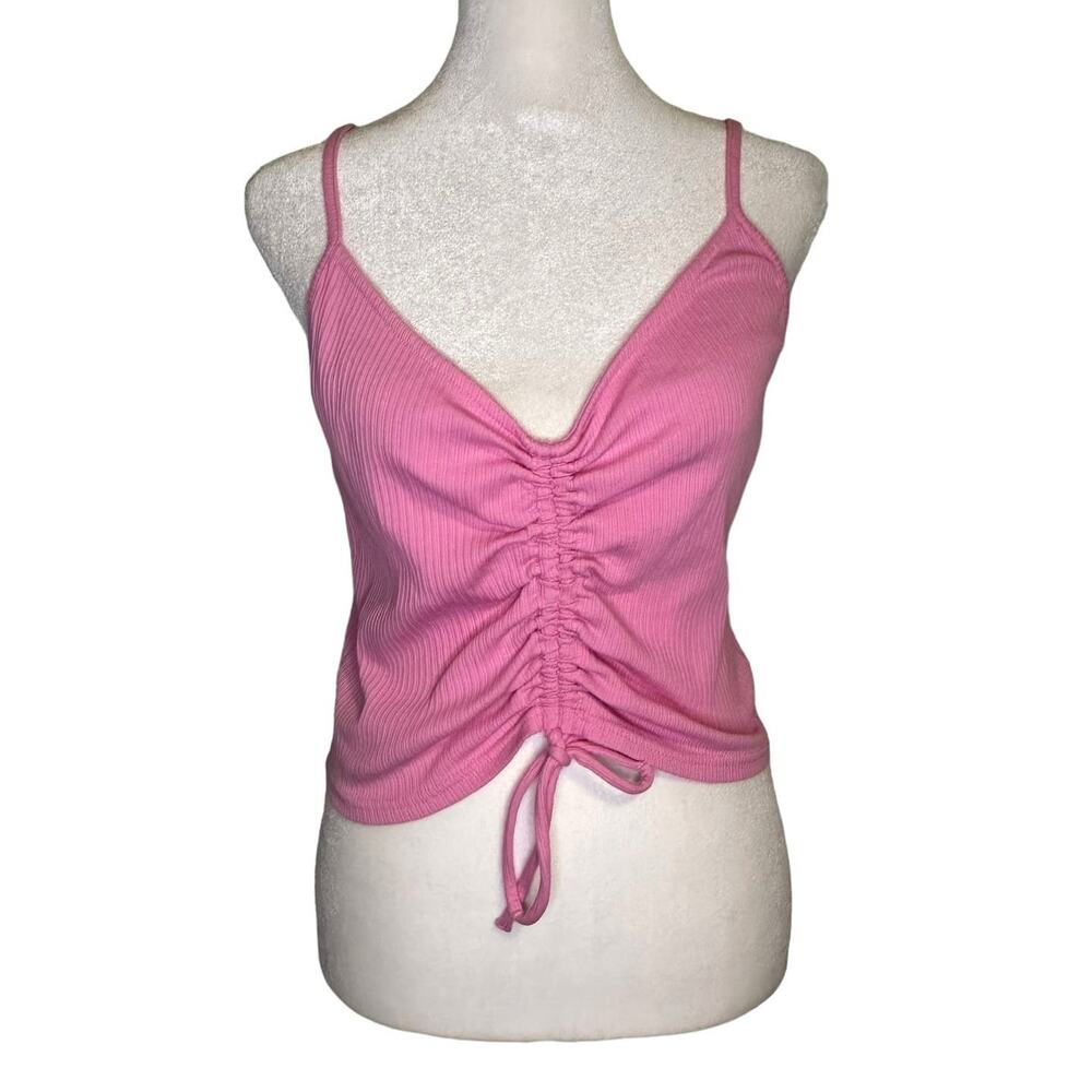 O'Neill pink cropped sleeveless tank top size M